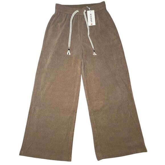 Brown Kiczoy - Wide Leg Pants - Women's Medium - New with Tags! - Picture 1 of 13